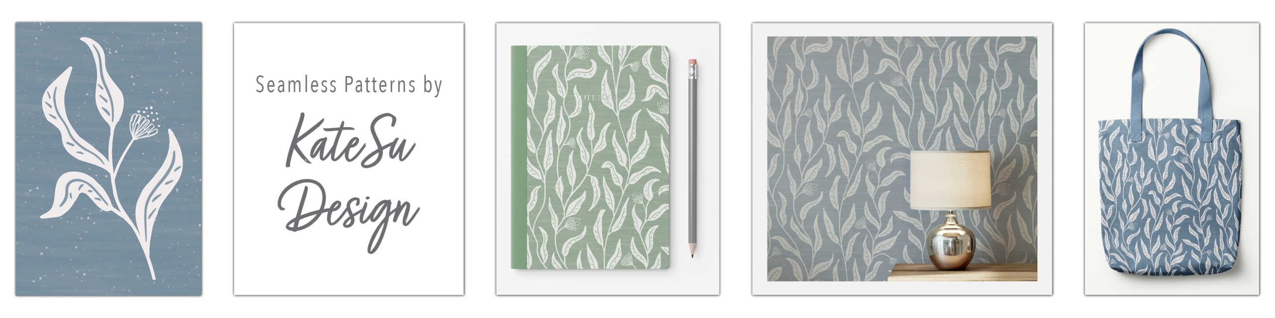 Minimalist Elegant Surface Pattern Design by KateSu.Design