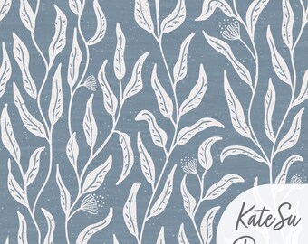 Seamless pattern instant download climbing leafy vines